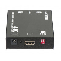 HDMI сплиттер 1x2. 4k@60Hz (3840x2160@60Hz YUV)