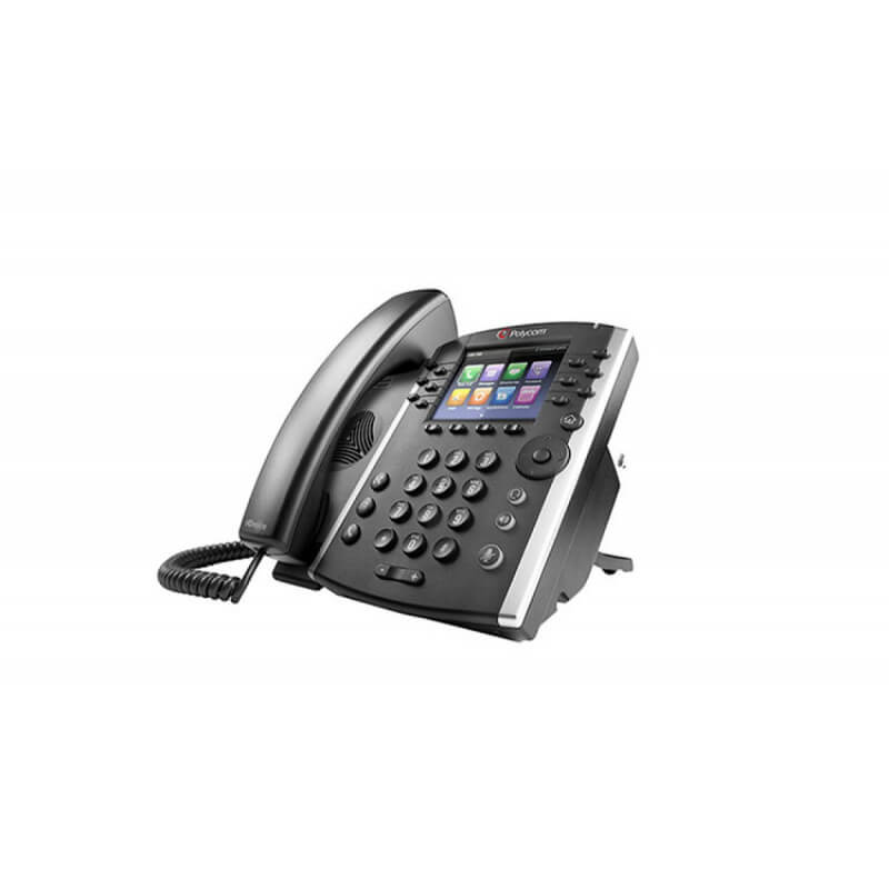 Polycom VVX 400 - Бизнес медиа-телефон с цветным дисплеем