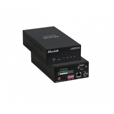 Комплект для передачі сигналів двоканального аудіо і мікрофона з підсилювачем 500755-AMP-RX / TX 