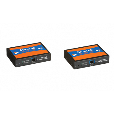 Подовжувач MuxLab провідний HDMI 4K FIBER EXTENDER KIT, 110-220V 500460 (комплект) 