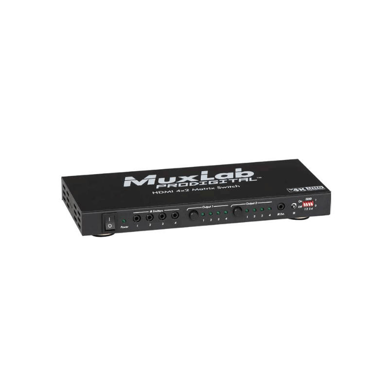 Матричний комутатор 4X2 HDMI TO HDMI MATRIX, 4K Muxlab 500442 