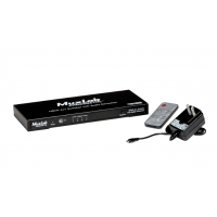 Комутатор HDMI 4X1 SWITCHER WITH AUDIO EXTRACTION, UHD-4K Muxlab 500430 