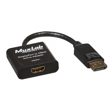 Перетворювач сигналу DISPLAYPORT TO HDMI ACTIVE ADAPTER Muxlab 500501 