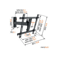 Кріплення для дисплея Vogel's Professional WALL 3225 (настінне