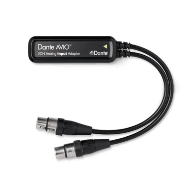Dante AVIO Analog Input 2x0 адаптер для подключения к аудиосети