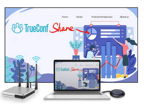 Бездротова система для презентацій TrueConf Share